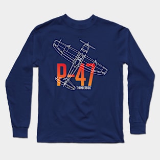 Legendary Wings: The P-47 Thunderbolt Chronicles Long Sleeve T-Shirt